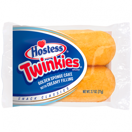 Hostess Twinkies Single Serve 2ct 77g