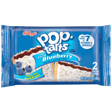 Kelloggs Pop Tarts Frosted Blueberry 2pk