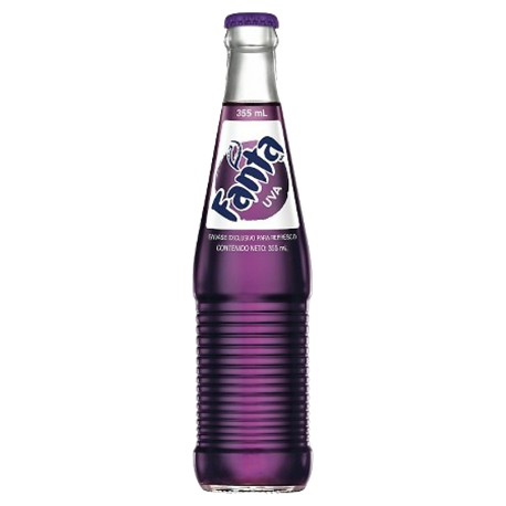 Mexican Fanta Grape Bottle 355ml