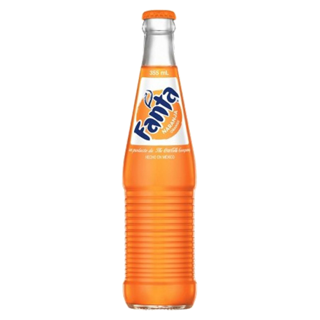 Mexican Fanta Orange Bottle 355ml