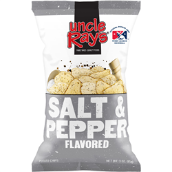 Uncle Rays Salt and Pepper Flavour Potato Chips 120g