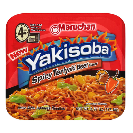 Maruchan Yakisoba Noodles Spicy Teriyaki Beef (112.6g)