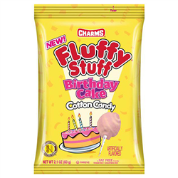 Charms Fluffy Stuff Birthday Cake Cotton Candy (60g)