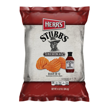 Herr's Stubbs Bar-B-Q Potato Chips (198.5g)