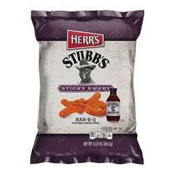 Herr's Stubbs Sticky Sweet Bar-B-Q Cheese Curls (184.3g)