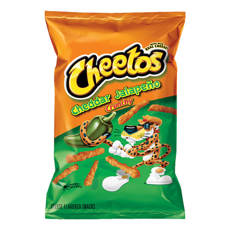 Cheetos Cheddar Jalapeno Crunchy (2oz)