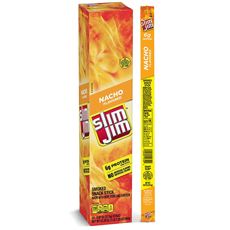 Slim Jim Nacho Smoked Snack Stick (27.5g)