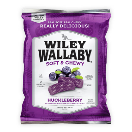 Wiley Wallaby Gourmet Licorice Huckleberry (113g)