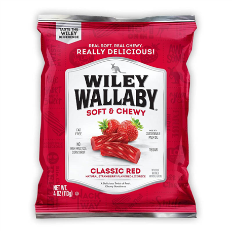 Wiley Wallaby Gourmet Licorice Classic Red (113g)