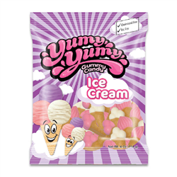 Yumy Yumy Gummy Candy Ice Cream (114g)