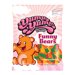 Yumy Yumy Gummy Candy Funny Bears (114g)