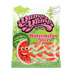 Yumy Yumy Gummy Candy Watermelon Slices (128g)