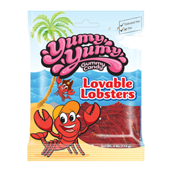 Yumy Yumy Gummy Candy Loveable Lobsters (114g)