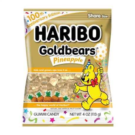 Haribo Gold Bears Pineapple (113g)