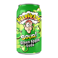 WarHeads Sour Green Apple Soda (355ml)