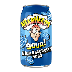 WarHeads Sour Blue Raspberry Soda (355ml)