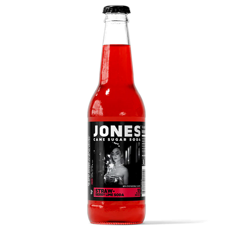 Jones Strawberry Lime Soda (355ml)