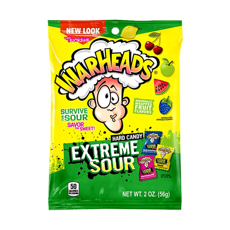 WarHeads Extreme Sour Hard Candy (56g)
