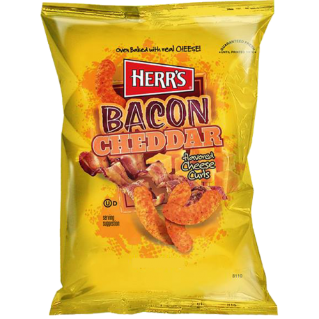 Herr's Bacon Cheddar Cheese Curls 199g